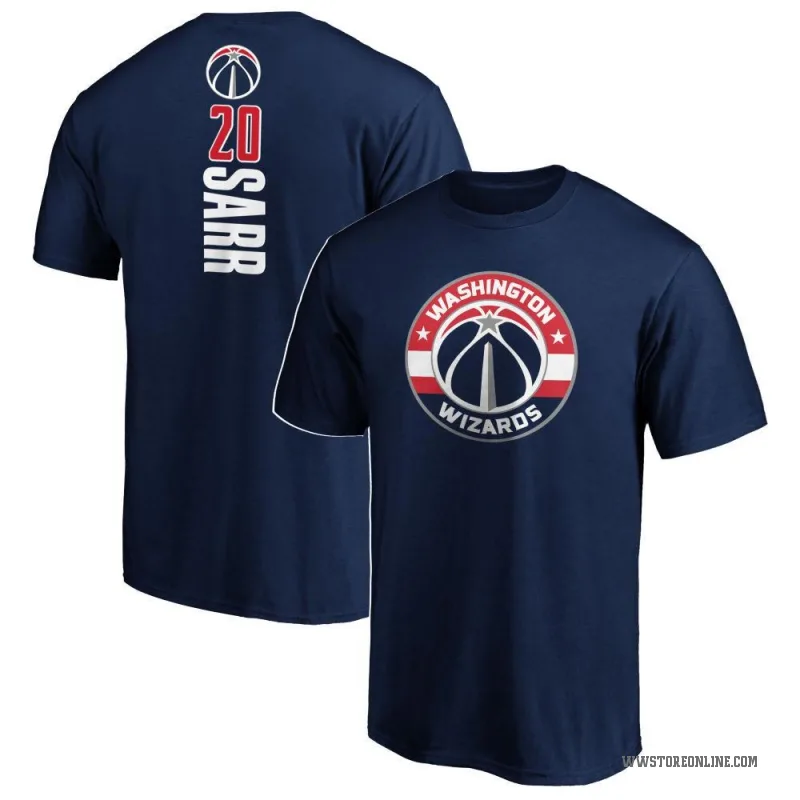 Alex Sarr Men's Navy Washington Wizards Backer T-Shirt