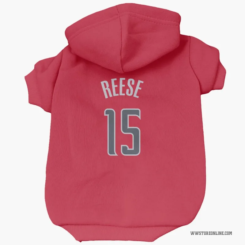 Julian Reese  Red Washington Wizards  Cat & Dog Pet Hoodie