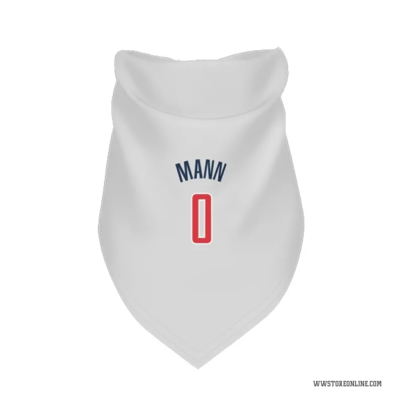 Tre Mann  White Washington Wizards  Cat & Dog Pet Bandana