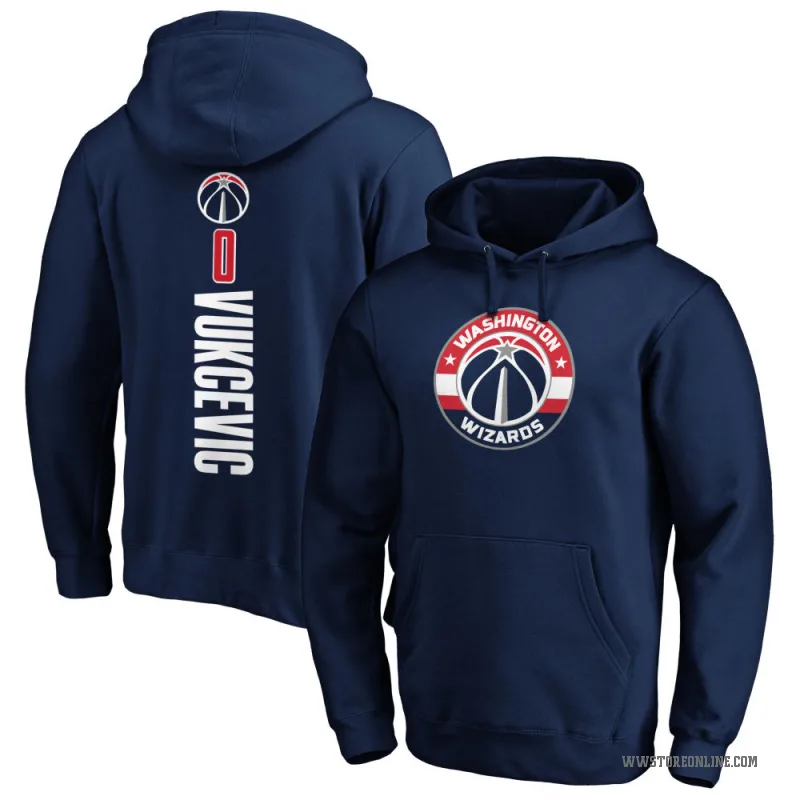 Tristan Vukcevic Youth Navy Washington Wizards Branded Backer Pullover Hoodie